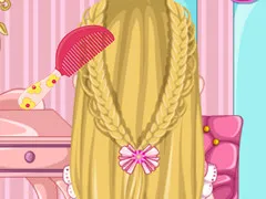 تسريحة شعر الجدائل الجميلة